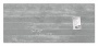 Mágneses üvegtábla, 130x55 cm, SIGEL 'Artverum® ', beton mintázat