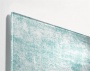 Mágneses üvegtábla, 91x46x1,5 cm, SIGEL Artverum® , türkizkék fal mintázat, matt