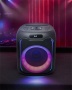 Hangszóró, Bluetooth, mikrofonnal, LED fényekkel, 150W, MUSE M-1803DJ, fekete