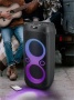 Hangszóró, Bluetooth, mikrofonnal, LED fényekkel, 600W, MUSE M-1937DJ, fekete