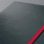 Jegyzetfüzet, exkluzív, A4, vonalas, 97 lap, keményfedeles, SIGEL Conceptum Red Edition, fekete-piros