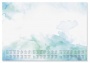 Könyökalátét, 595x410 mm, 3 éves és heti tervezővel, SIGEL 'Watercolor Sea'