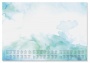 Könyökalátét, 595x410 mm, 3 éves és heti tervezővel, SIGEL 'Watercolor Sea'