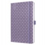 Naptár, A5, heti, 2027, kemény borító, SIGEL Jolie,  Lavender Purple