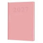 Naptár, tervező, A5, napi, 2027, rózsaszín