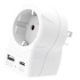 Adapter, Egyesült Államokba utazóknak, USB-C + USB-A, SKROSS