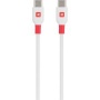 Töltőkábel, USB-C/USB-C, 1,2m, SKROSS, fehér