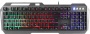 Billentyűzet, vezetékes, gaming, fém, USB, HUN, SPEEDLINK 'LUNERA RGB Rainbow', fekete