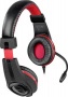 Fejhallgató, mikrofonnal, vezetékes, gaming, 3,5 mm jack, SPEEDLINK Legatos, fekete-piros