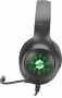Fejhallgató, mikrofonnal, vezetékes, gaming, USB-A, SPEEDLINK VIRTAS Illuminated 7.1, fekete