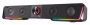 Hangszóró, 12W, 2x3.5 mm jack + USB-A, SPEEDLINK 'GRAVITY RGB Stereo Soundbar', fekete