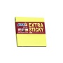 Öntapadó jegyzettömb, 76x76 mm, 90 lap, STICK N Extra Sticky, neon sárga