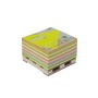 Öntapadó jegyzettömb, 76x76 mm, 400 lap, mini raklap, STICK N 'Kraft Cube', vegyes színek
