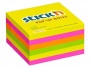 Öntapadó jegyzettömb csomag, Z, 76x76 mm, 6x100 lap, STICK N, neon színek