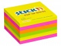 Öntapadó jegyzettömb csomag, 'Z', 76x76 mm, 6x100 lap, STICK N, neon színek