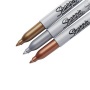 Alkoholos marker készlet, 1,4 mm, kúpos, SHARPIE Metallic, 3 különböző szín