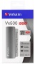 SSD (külső memória), 120 GB, USB 3.2 Gen2, VERBATIM 'Vx500', szürke