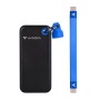 SSD (külső memória) 1TB, USB 3.2 Gen2, VERBATIM Pocket SSD, fekete/kék