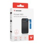 SSD (külső memória) 1TB, USB 3.2 Gen2, VERBATIM Pocket SSD, fekete/kék