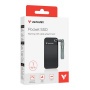 SSD (külső memória) 1TB, USB 3.2 Gen2, VERBATIM Pocket SSD, fekete/szürke