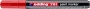 Lakkmarker, 1-2 mm, EDDING '791', piros