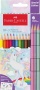 Színes ceruza készlet, hatszögletű, FABER-CASTELL'Unikornis' 10+3 különböző szín