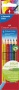 Színes ceruza készlet, háromszögletű, FABER-CASTELL 'Grip 2001', 6 különböző szín