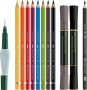 Készlet akvarell technikához, FABER-CASTELL Discovery Set Albrecht Dürer, 12 db-os szett