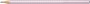 Grafitceruza, B, háromszögletű, FABER-CASTELL 'Sparkle', metál rózsaszín