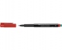 Alkoholos marker, OHP, 0,4 mm, FABER-CASTELL Multimark 1523, piros
