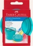 Ecsettál, műanyag, FABER-CASTELL Click&Go, türkiz