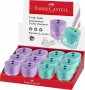 Hegyező display, kétlyukú, FABER-CASTELL, 'Grip Auto', vegyes pasztell színek