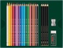 Színes- és grafitceruza készlet, FABER-CASTELL Polychromos & Pitt Graphite Matt , 23 db-os szett
