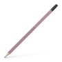 Grafitceruza, B, háromszögletű, radírral, FABER-CASTELL 'Grip 2001', rózsaszín