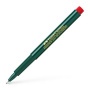 Tűfilc, 0,4 mm, FABER-CASTELL Finepen 1511, piros