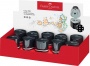 Hegyező display, háromlyukú, tartályos, FABER-CASTELL 'Grip 2001 Trio', fekete