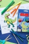 Filctoll készlet, FABER-CASTELL Dinoszaurusz 10 különböző szín + 3 metál