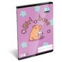 Füzet, tűzött, A5, kockás, 32 lap LIZZYSULI, 'Lollipop Capybara', '27-32'