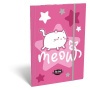 Gumis mappa, karton, A4, LIZZYSULI, 'Kit tok Stars Purrfect'