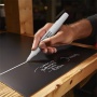 Alkoholos marker, 1-3 mm, kúpos, ICO Permanent 11 XXL, fehér