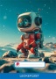 Füzet, tűzött, A5, lecke, 32 lap, ICO 'Süni', robot