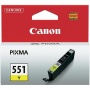 CLI-551Y Tintapatron Pixma iP7250, MG5450 nyomtatókhoz, CANON, sárga, 7ml