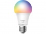 Okos LED izzó, E27, 8,3W, 806lm, 2500-6500K, Wi-Fi, TP-LINK 'Tapo L530E', multicolor