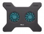 Notebook állvány, ventilátorral, USB, TRUST Xstream Breeze, fekete