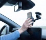 Autós telefon tartó, szélvédőre rögzíthető, TRUST Runo, fekete
