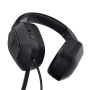Fejhallgató, mikrofonnal, gaming, TRUST GXT415 Zirox, fekete