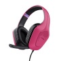 Fejhallgató, mikrofonnal, gaming, TRUST 'GXT415 Zirox', rózsaszín