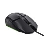 Egér, vezetékes, optikai, gaming, LED, TRUST GXT109 Felox, fekete