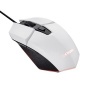 Egér, vezetékes, optikai, gaming, LED, TRUST GXT109W Felox, fehér