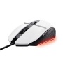 Egér, vezetékes, optikai, gaming, LED, TRUST 'GXT109W Felox', fehér